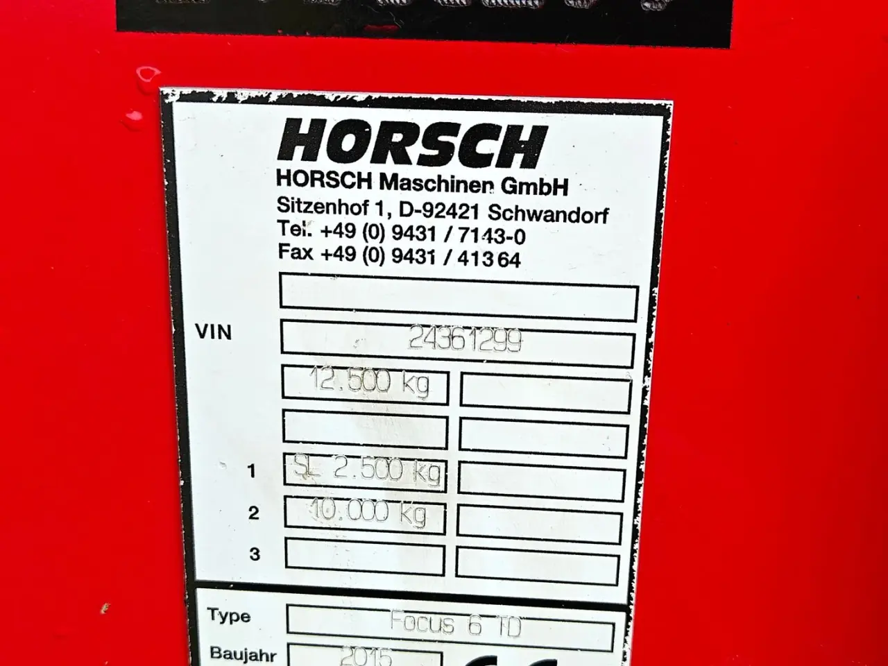 Billede 6 - Horsch Focus 6TD
