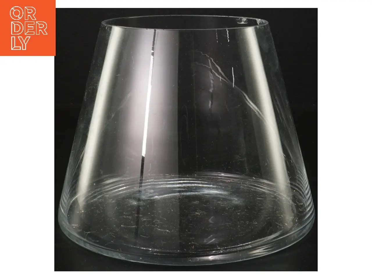 Billede 1 - Glas vase (str. Ø 12 cm lænde 15 cm)