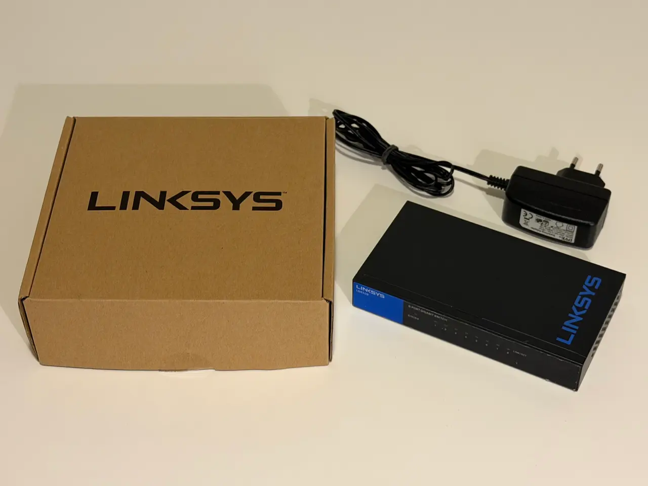 Billede 1 - Switch, Linksys 8-port Desktop Gigabit Switch