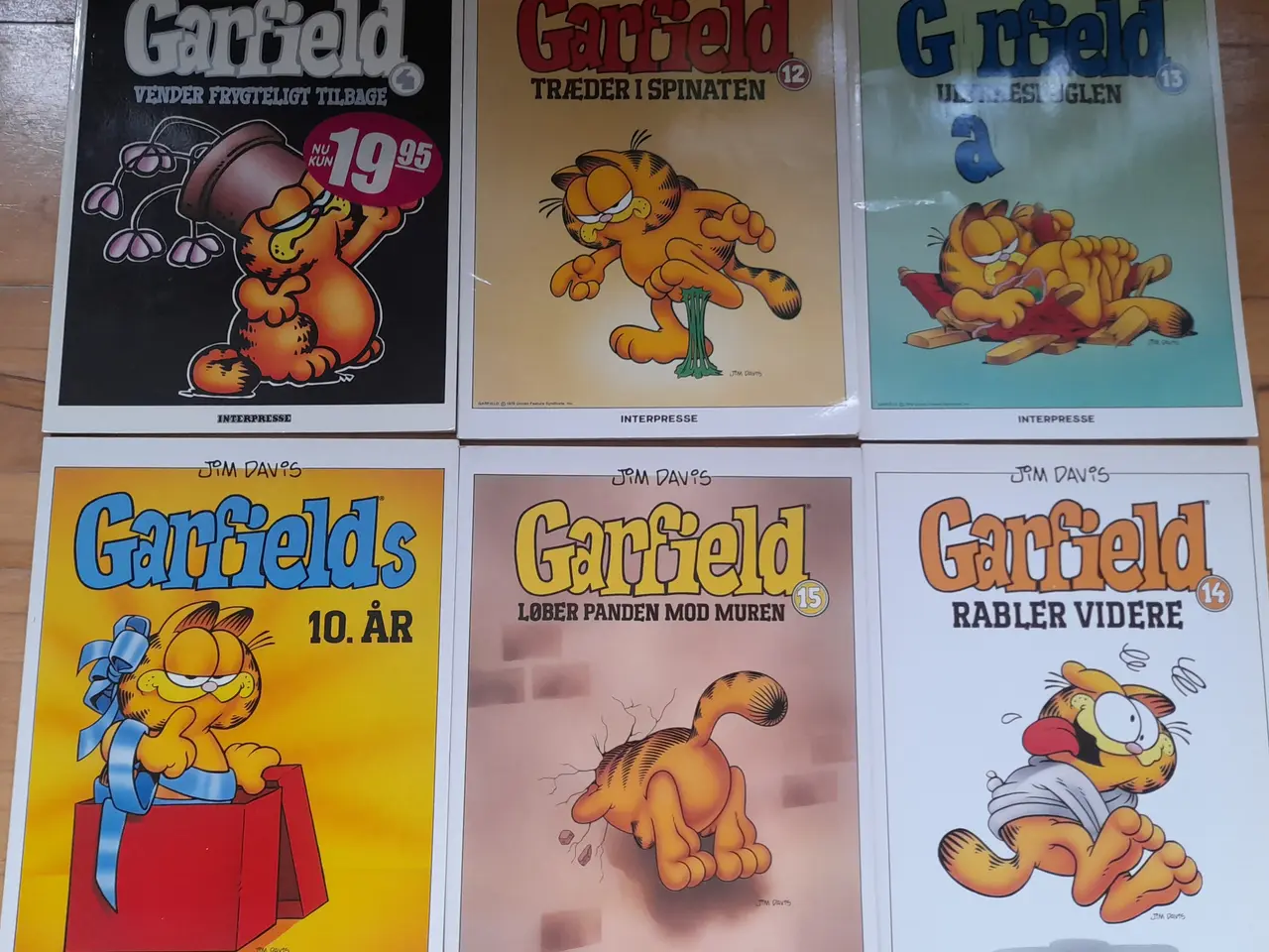 Billede 1 - Velholdte Garfield ( 6 stk)