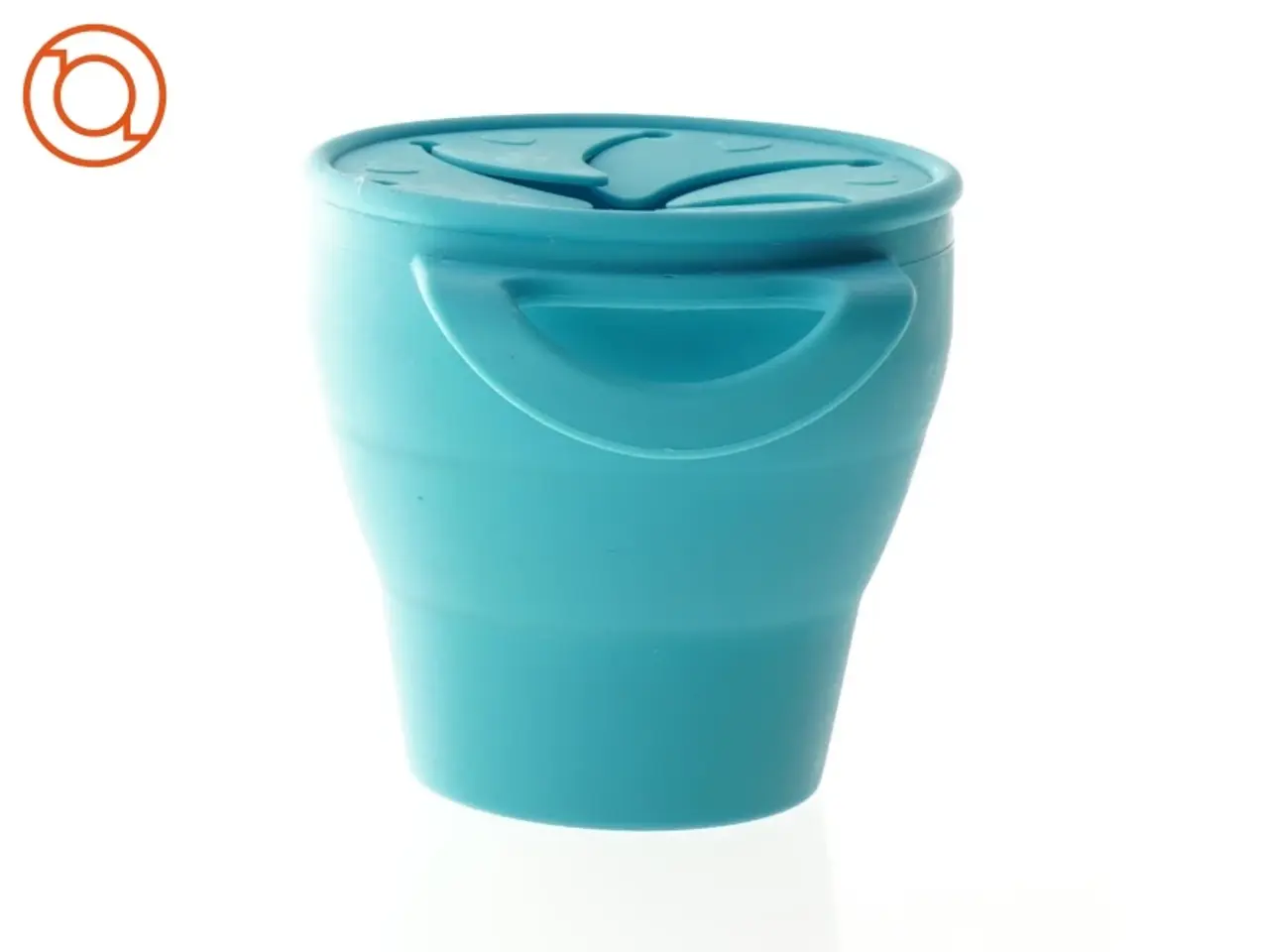 Billede 3 - Sammenklappelig Silikone Snack cup til baby og små børn,  forhindrer spild (str. 9 x 12 cm)