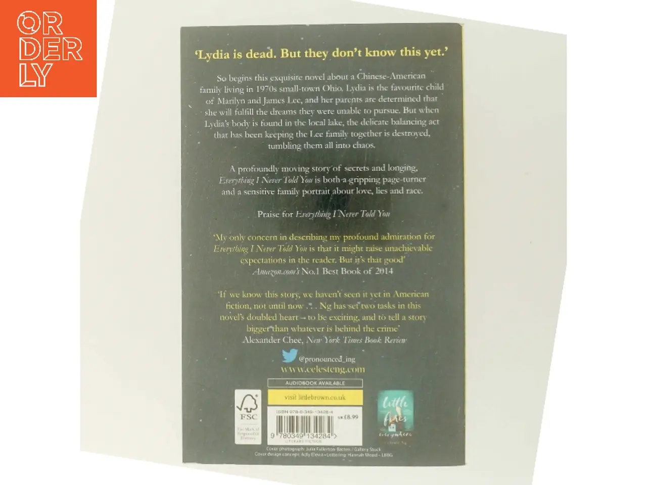Billede 3 - Everything I never told you af Celeste Ng (f. 1980) (Bog)