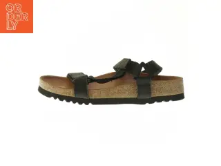 Sort sandal med korksål fra Scholl (str. 37 )
