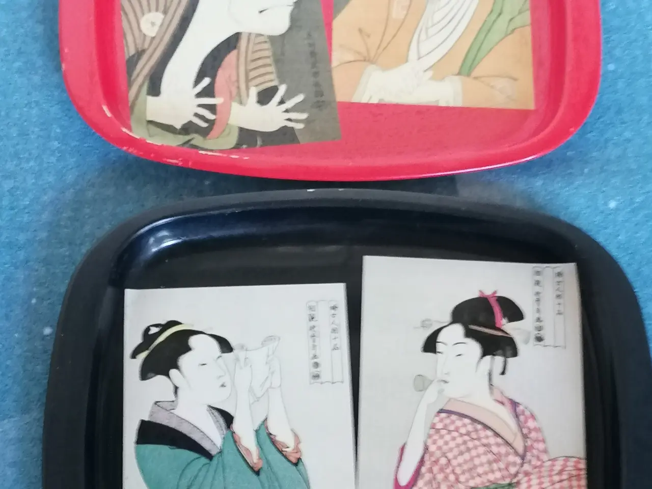 Billede 2 - To Flotte Små Japanske Blikfade