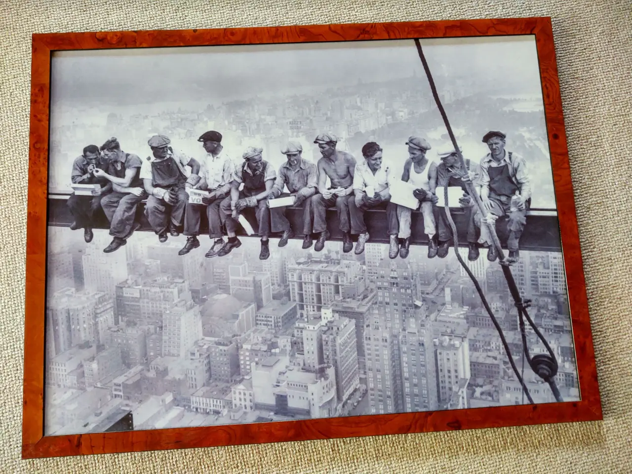 Billede 1 - Lunch atop a skys crapper i New York