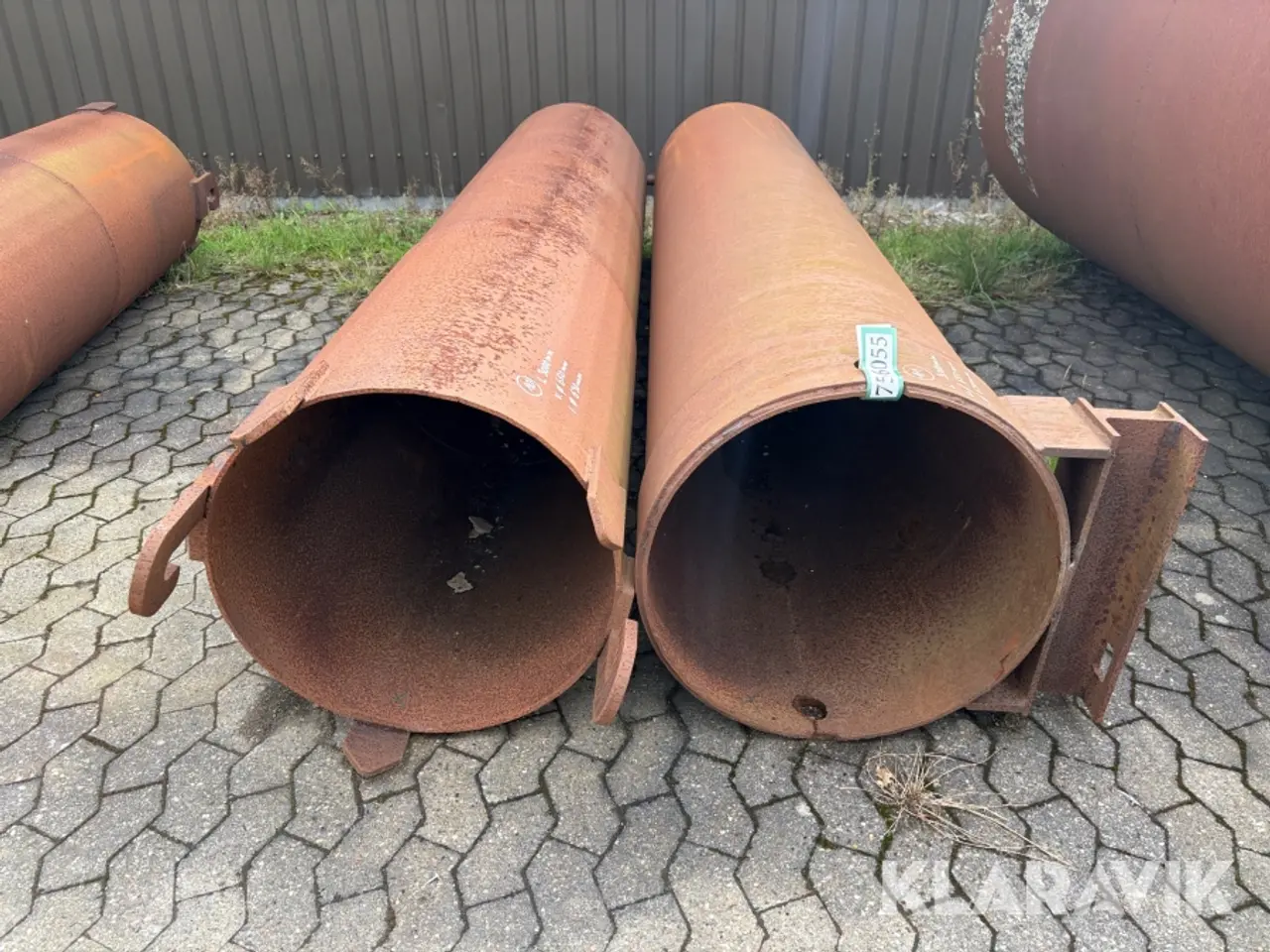 Billede 2 - Casing jern rør Ø. 3000x680mm 2 styk