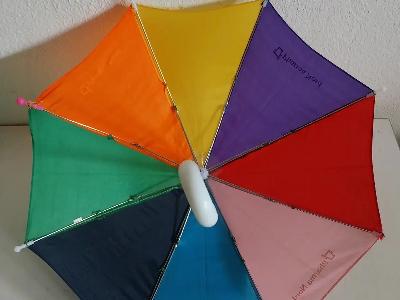 Billede 2 - Mini paraply regnbuefarvet