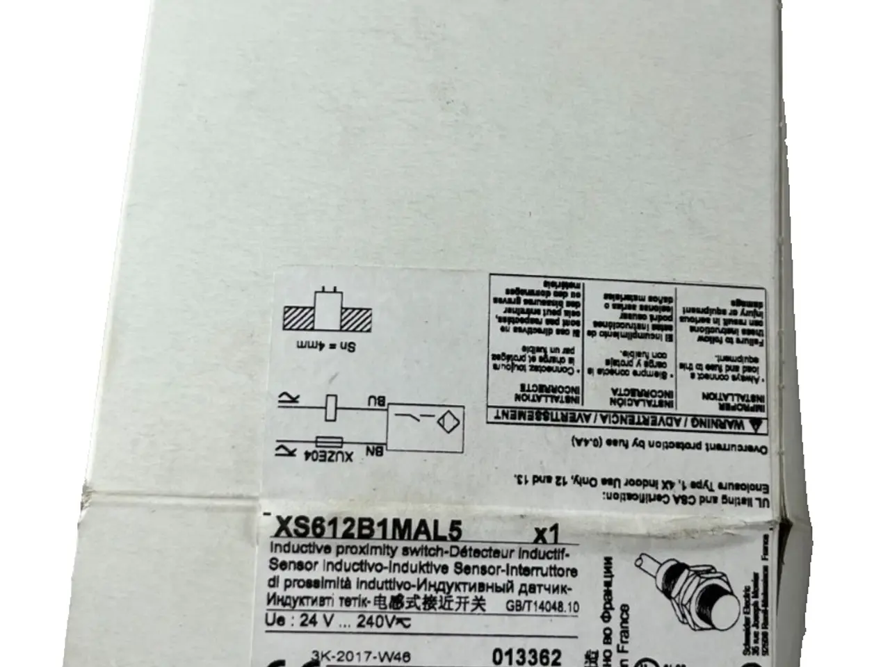 Billede 1 - Schneider XS612B1MAL5 Proximity Sensor M12 4mm 5m