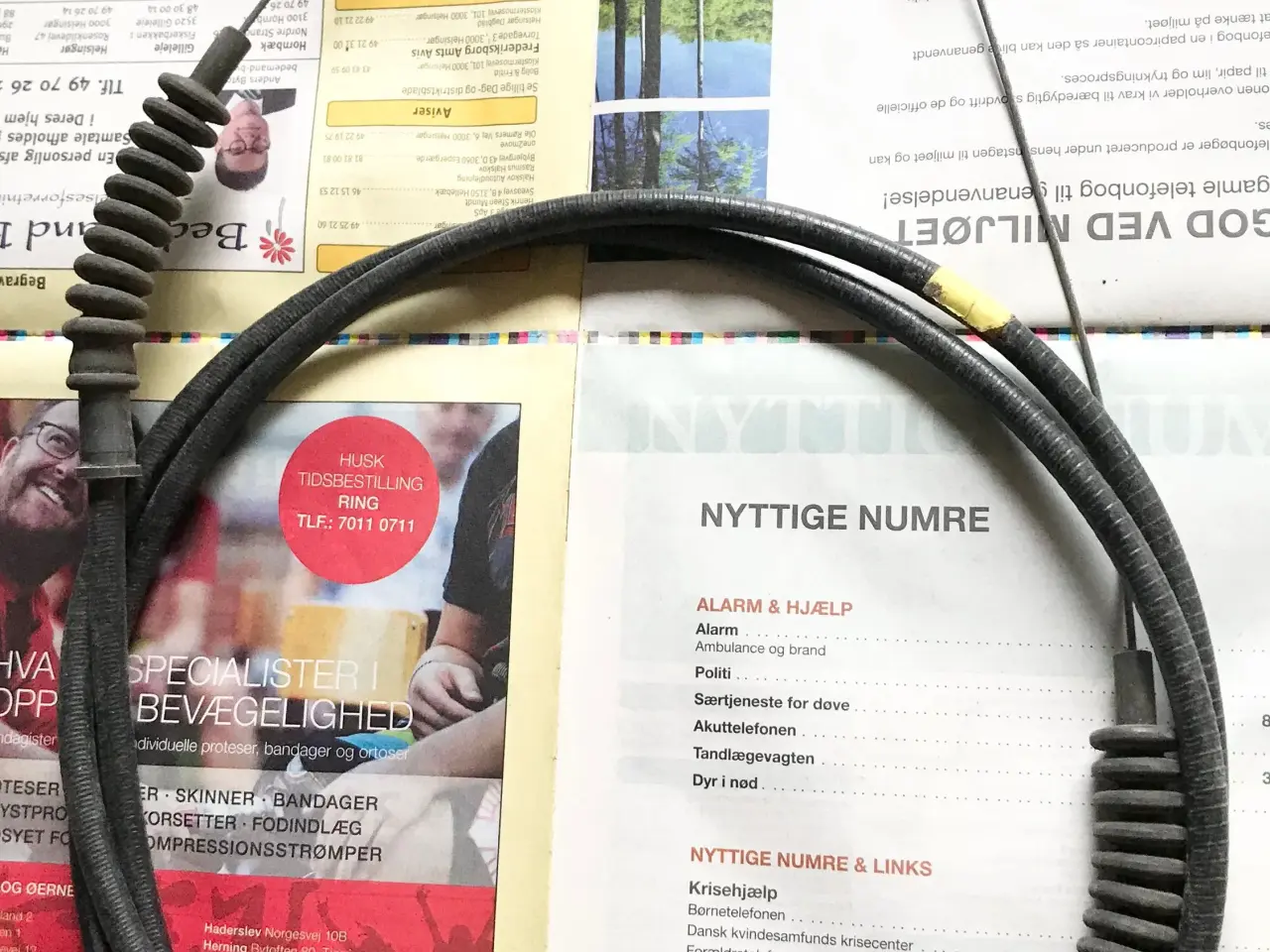 Billede 1 - Volvo håndbremsekabel.