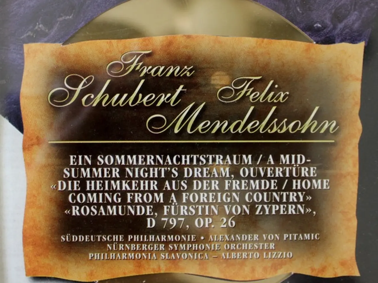 Billede 1 - Franz Schubert, Felix… – Ein… – CD
