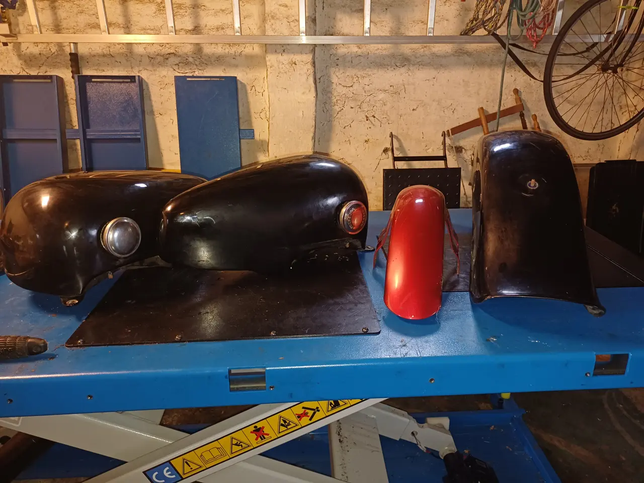 Billede 1 - tank og skærm sæt til shovelhead