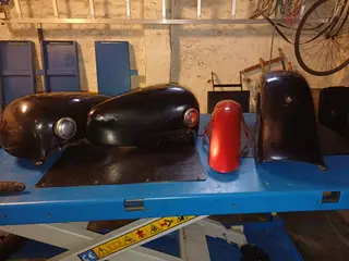 tank og skærm sæt til shovelhead