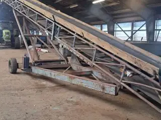 - - - Gummibånds-transportør ca. 14 meter