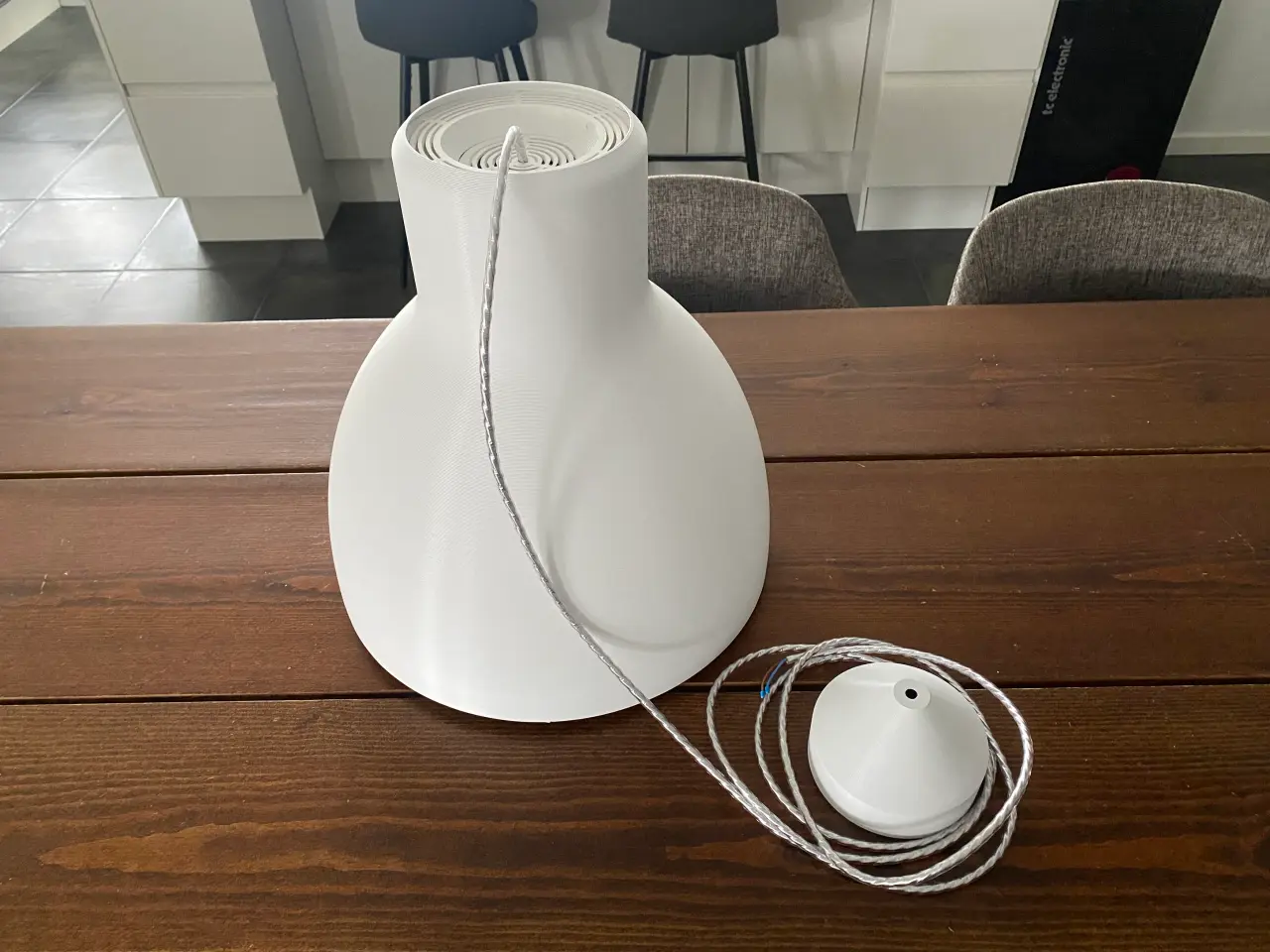 Billede 3 - Low Bay BAL Series 3-D Printet Designer Lampe
