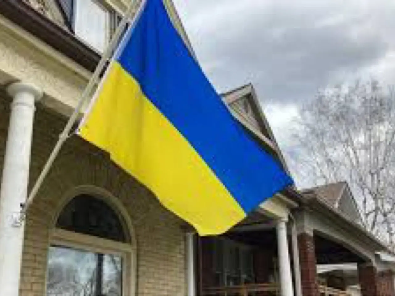 Billede 1 - Ukrainsk flag / Ukraine flag 60x90 cm