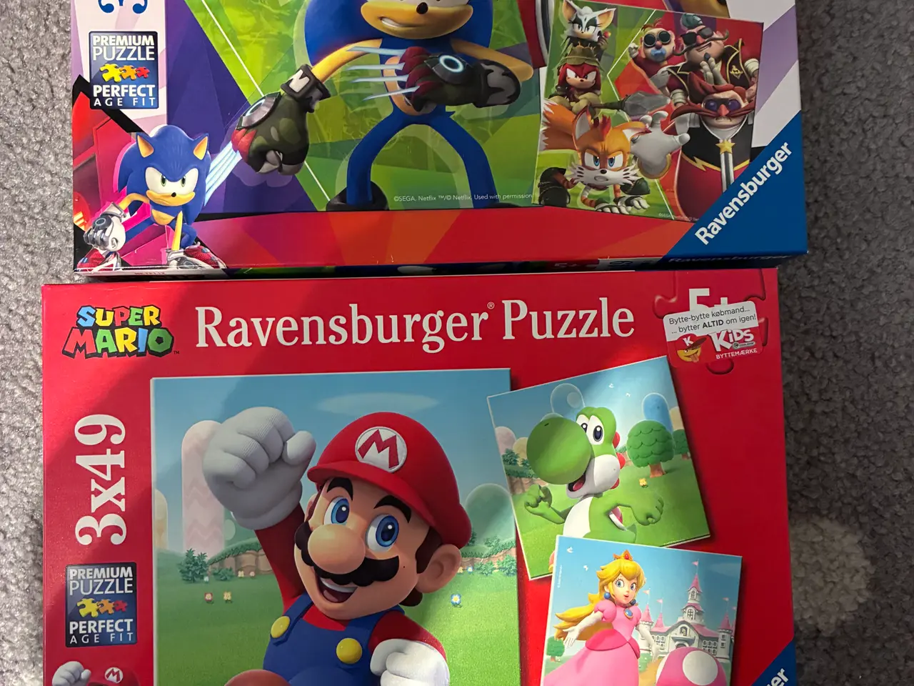 Billede 1 - Mario og Sonic puzzlespil