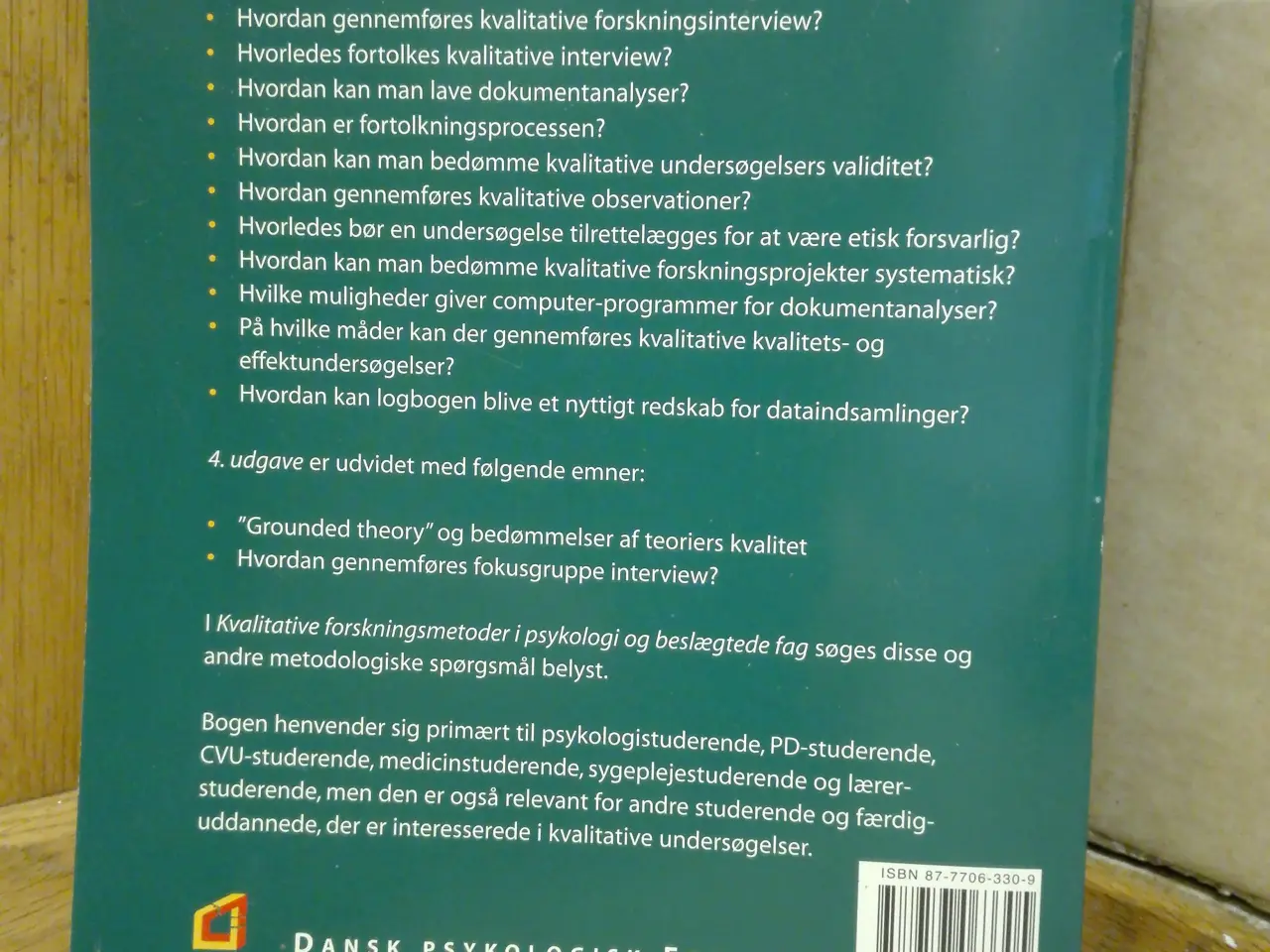 Billede 4 - Kvalitative forskningsmetoder i psykolog
