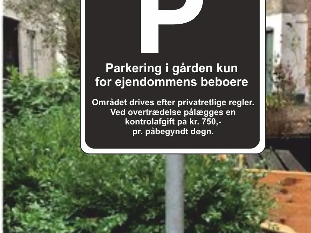 Billede 2 - Nye P-skilte med forskellige tekster
