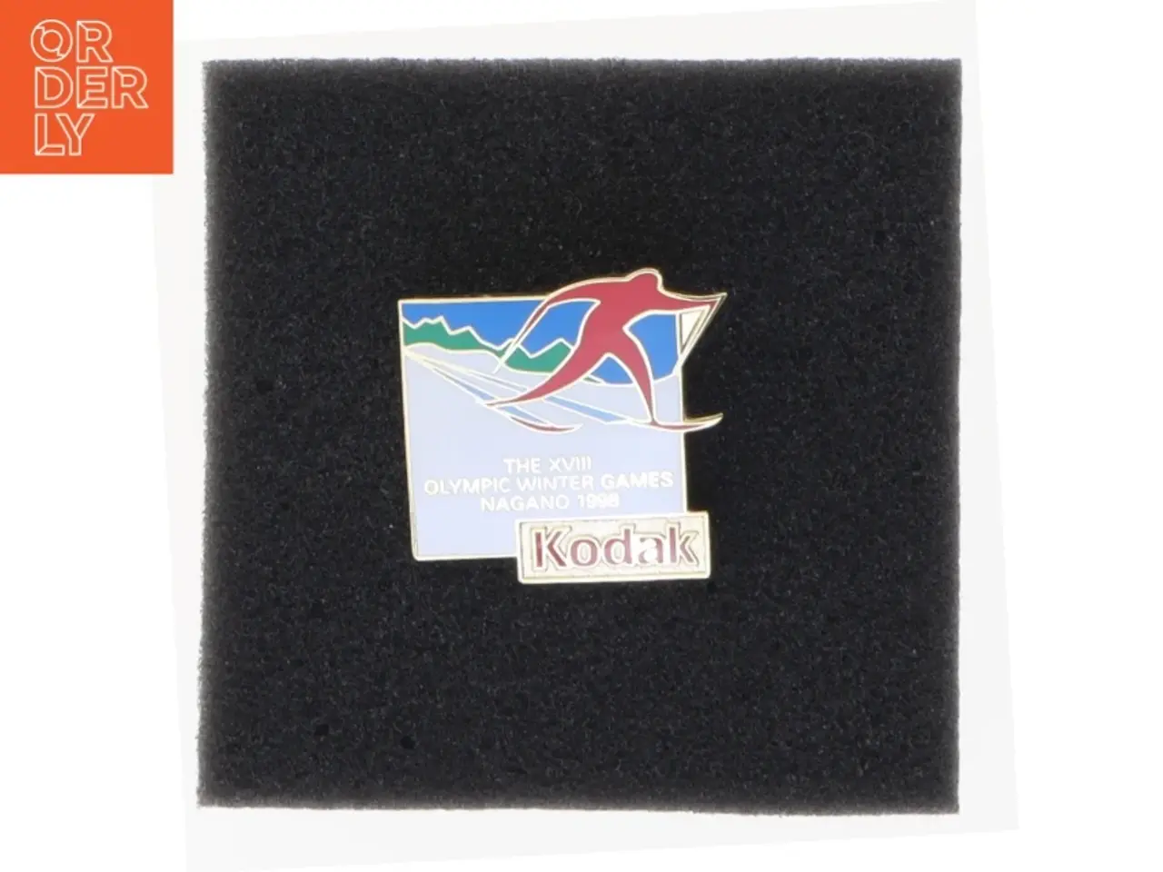 Billede 3 - Nagano 1998 Olympiske Lege Kodak Sponsor Pin (str. 2,5 x 2,5 cm)