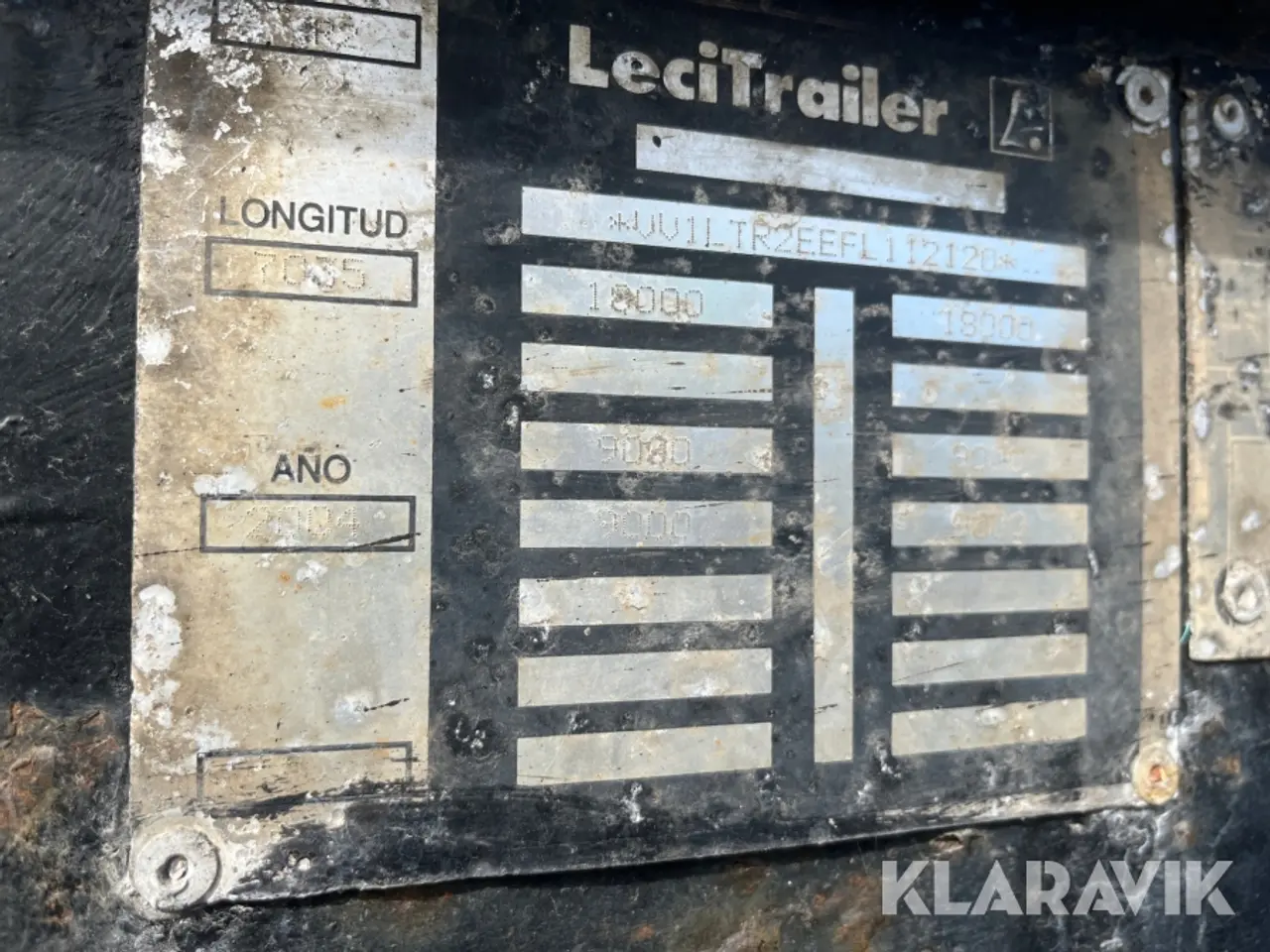 Billede 7 - Trailer Leci til 20 fods containere