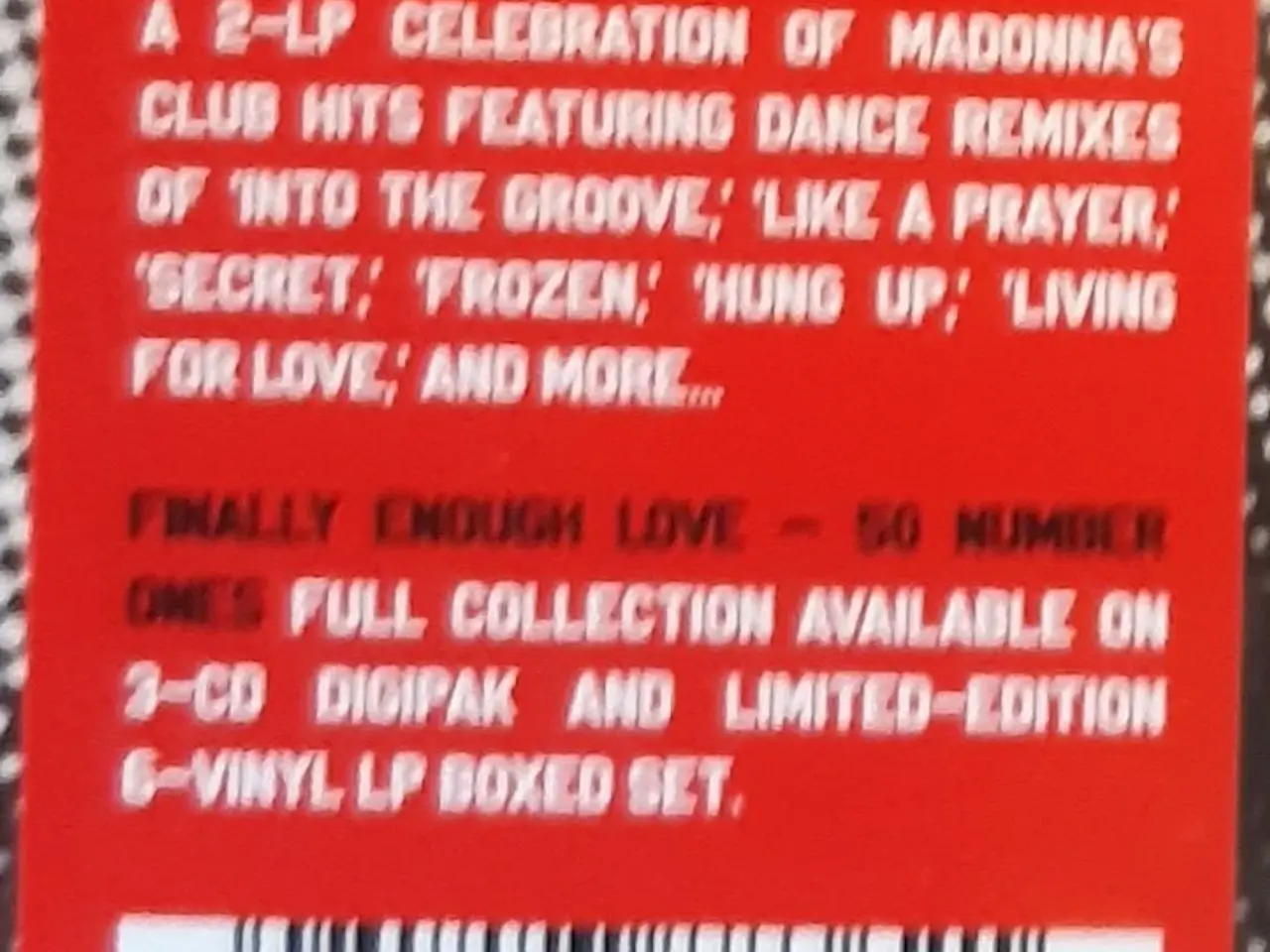 Billede 4 - Madonna ... Finally enough love