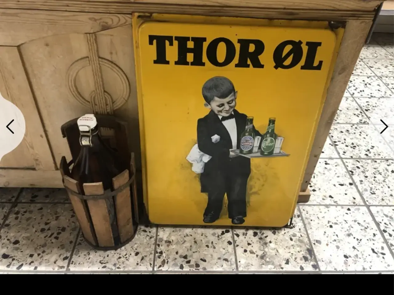 Billede 1 - Fedt Thor øl skilt