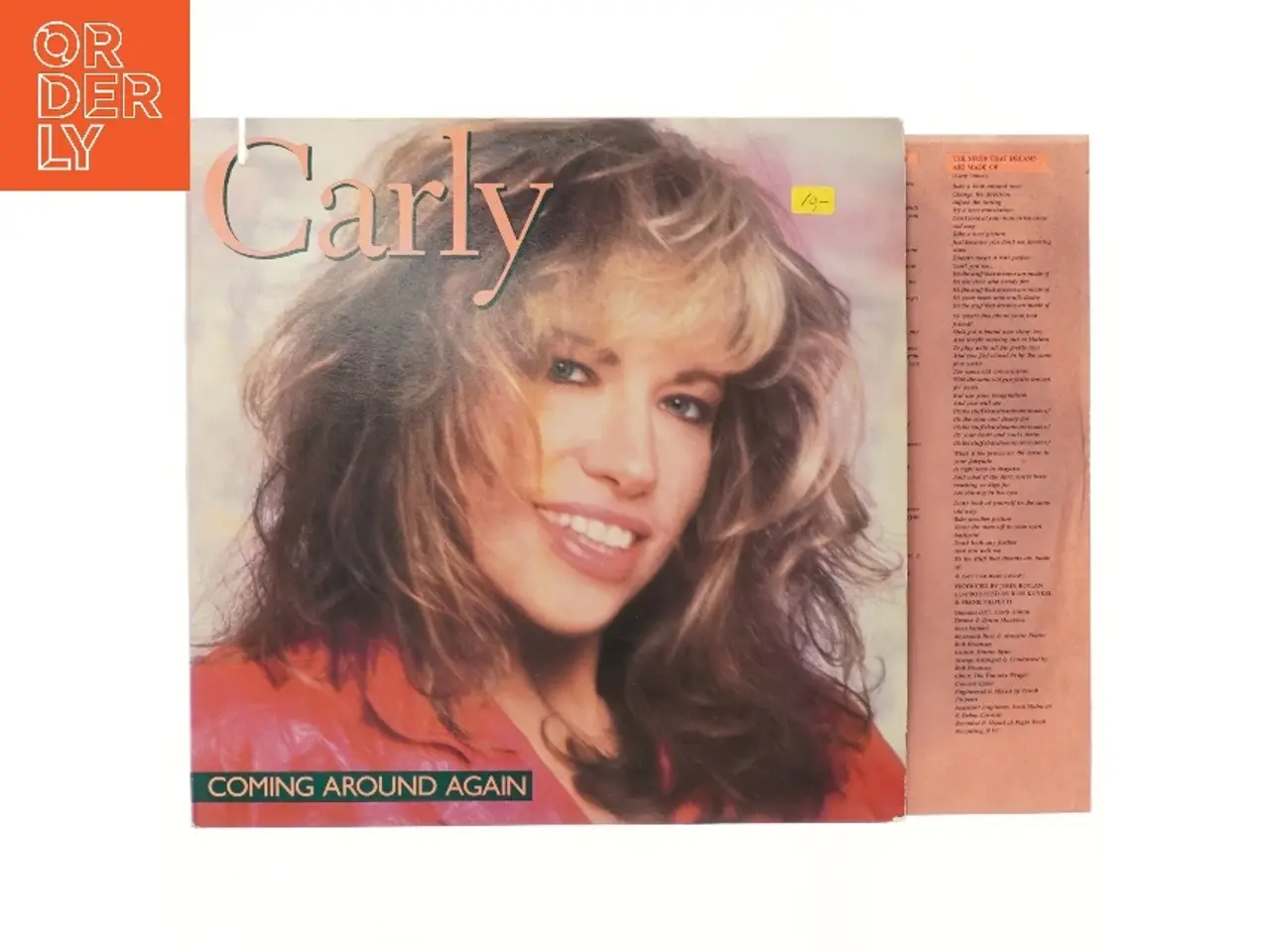 Billede 2 - Carly Simon - Coming Around Again LP