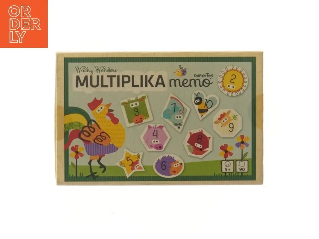 Billede 1 - Multiplikation memo spil fra Barbo Toys (str. 17,5x11 cm)