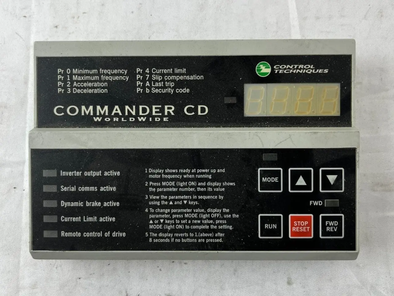 Billede 2 - Control Techniques Commander CD Keypad DCN 93400