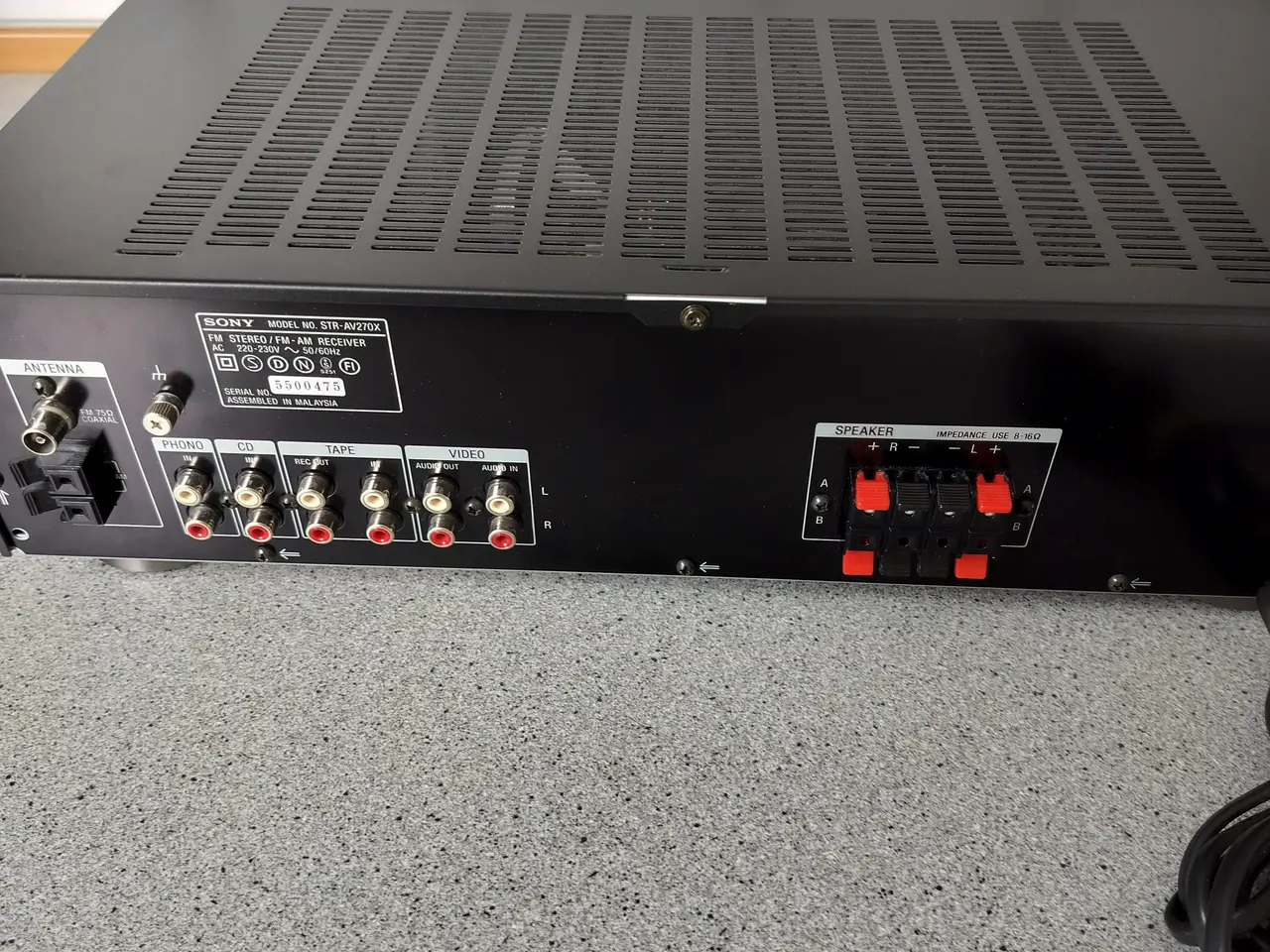 Billede 9 - Sony STR AV270X receiver