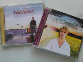 Tue West: 2 CD'er – Stk. 25 kr. 