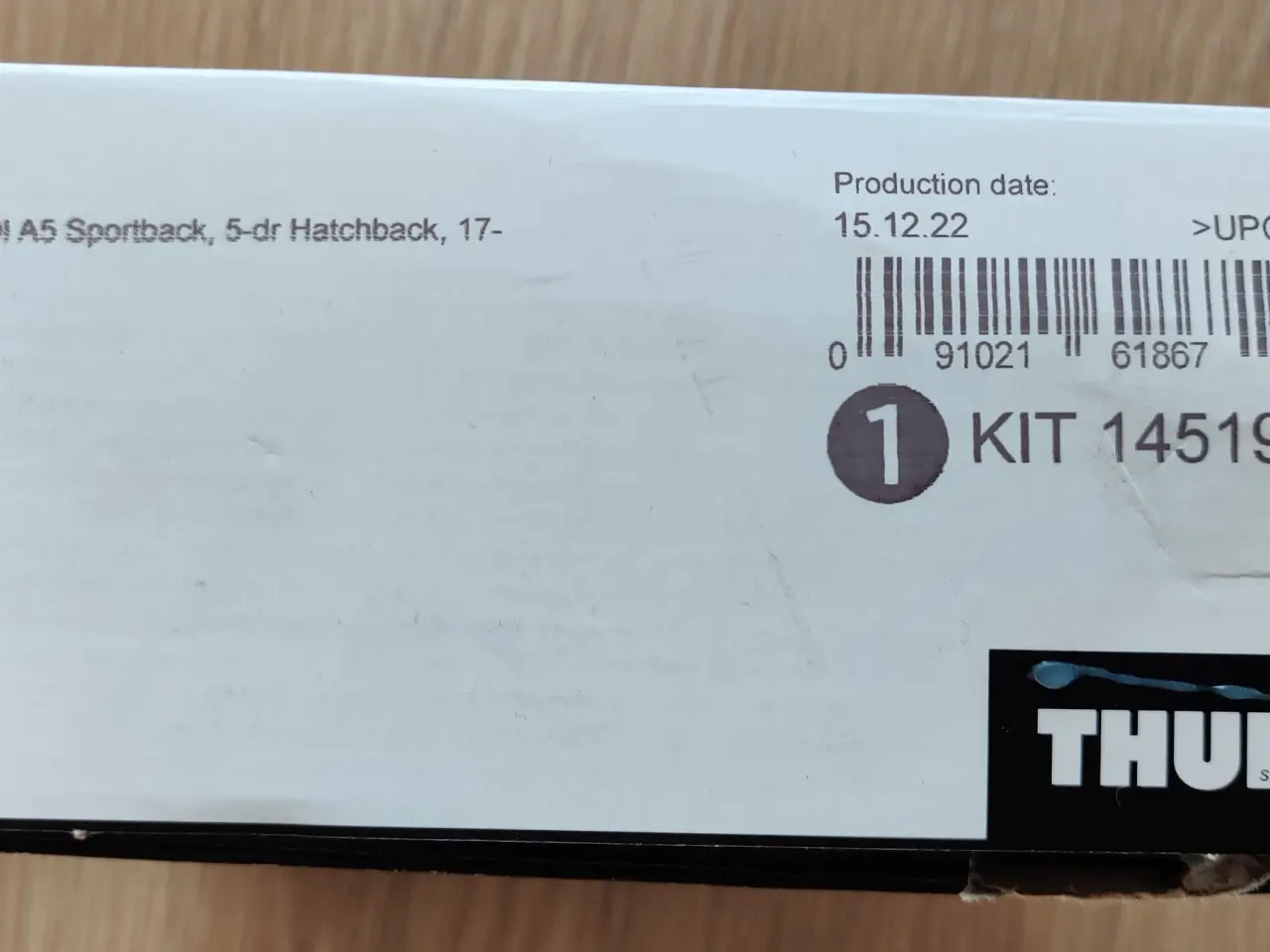 Billede 3 - Tagbøjle-Kit - Thule - Audi A5