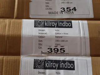 4 stk. tæpper KILROY INDBO NALA Natural 140 x 200