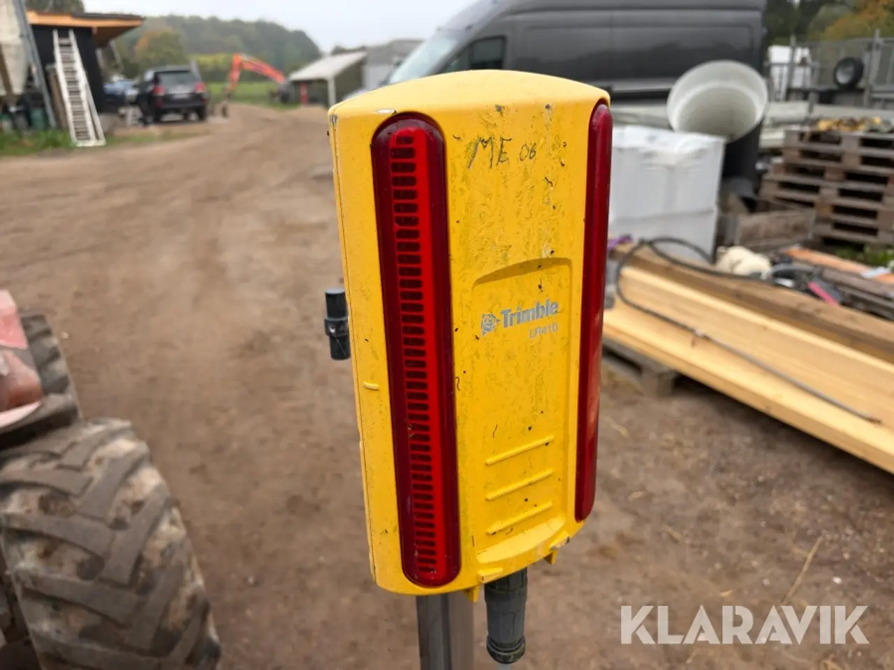 Billede 9 - Sandafretter Mekos ANK 125 laserstyret med 2 Trimble LR410 lasermodtagere