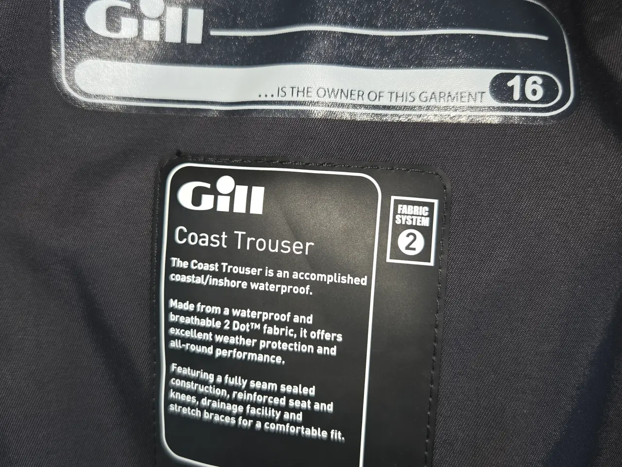 Billede 3 - Gill OS2 Women's Coast Jacket & IN12 CoastTrousers