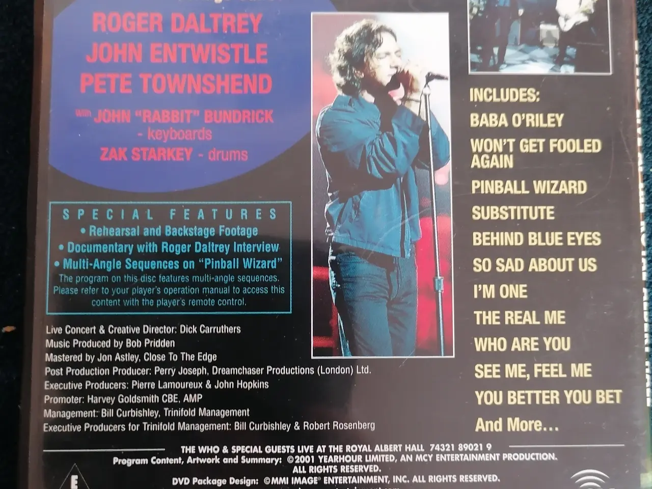 Billede 2 - The Who & Speciel Guests - Live at the Royal