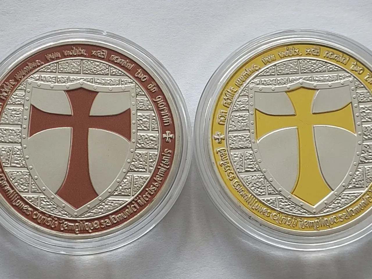 Billede 1 - 3 stk frimurer medaljer og 1 stk frimurer pin