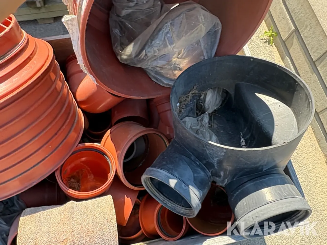 Billede 7 - Assorterede rør og fittings - 3 paller