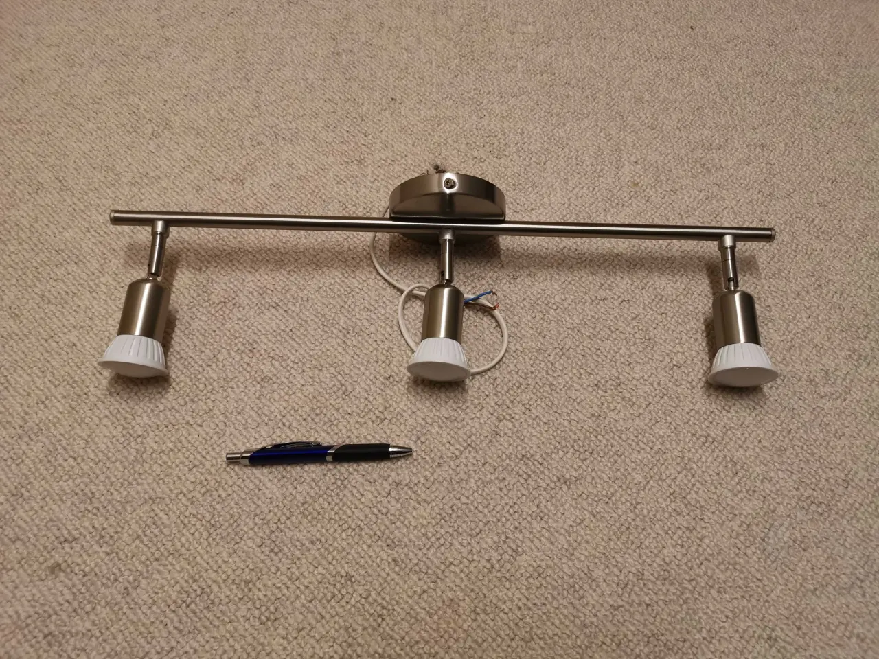 Billede 1 - Loftlampe med 3 sport 