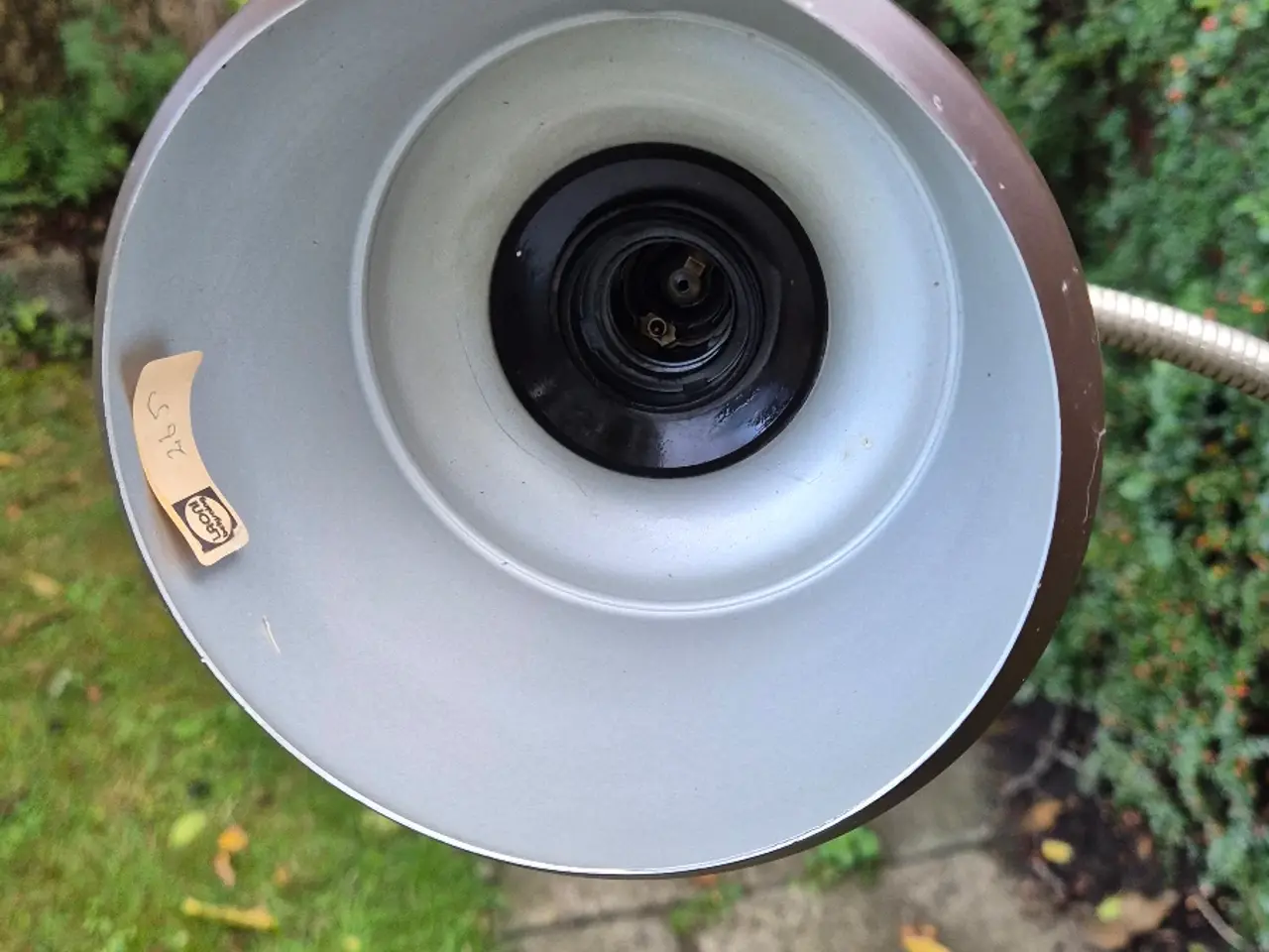 Billede 7 - Brun gulvlampe med fleksarm og fodafbryder