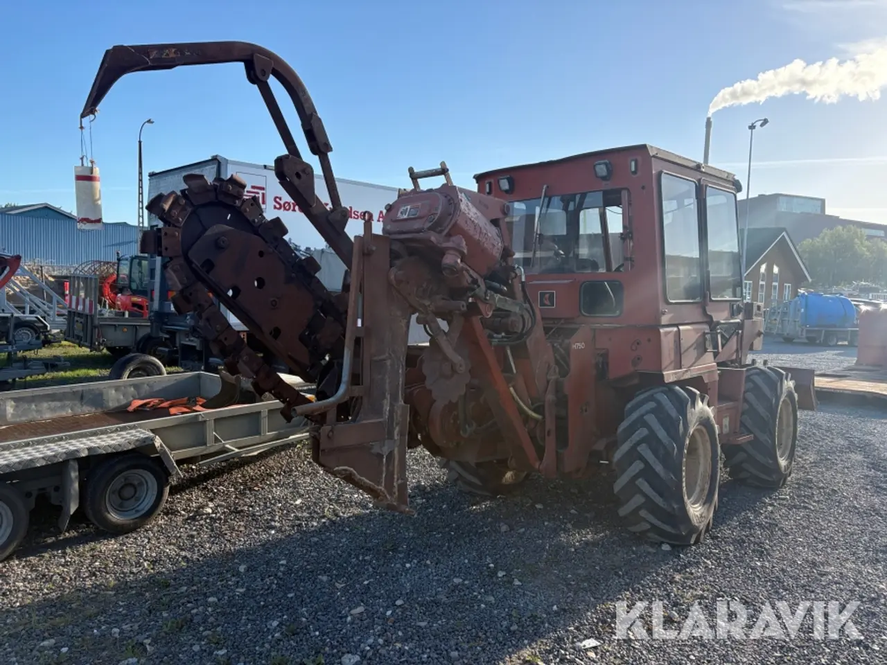 Billede 9 - Kædegraver/plov Ditch Witch 8020 - inklusiv wejerhejs-lad til transport