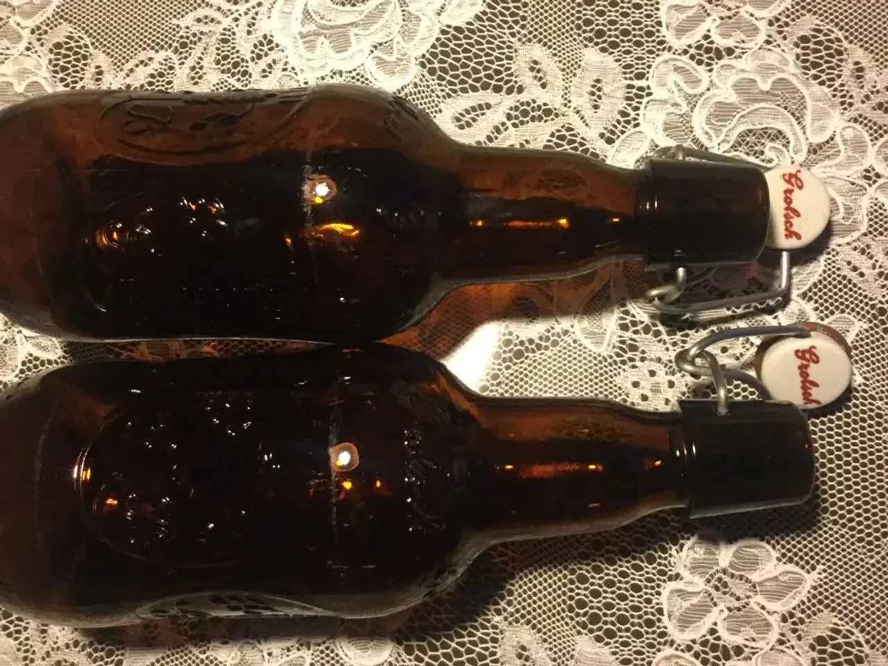 Billede 4 - 2 Retro Grolsch flasker 20 kr.