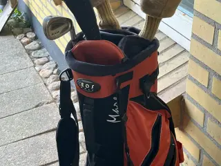 Golfbag + køller