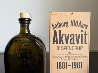 Aalborg 100 års Akvavit 1881-1981 - ( Julesnaps )
