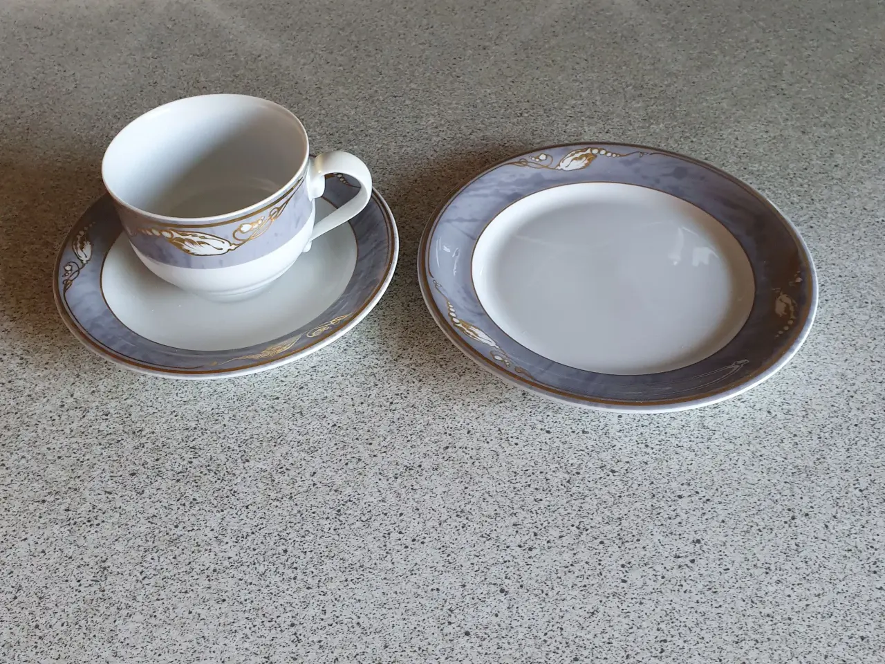 Billede 1 - Kaffestel Royal Copenhagen, Blå Magnolia