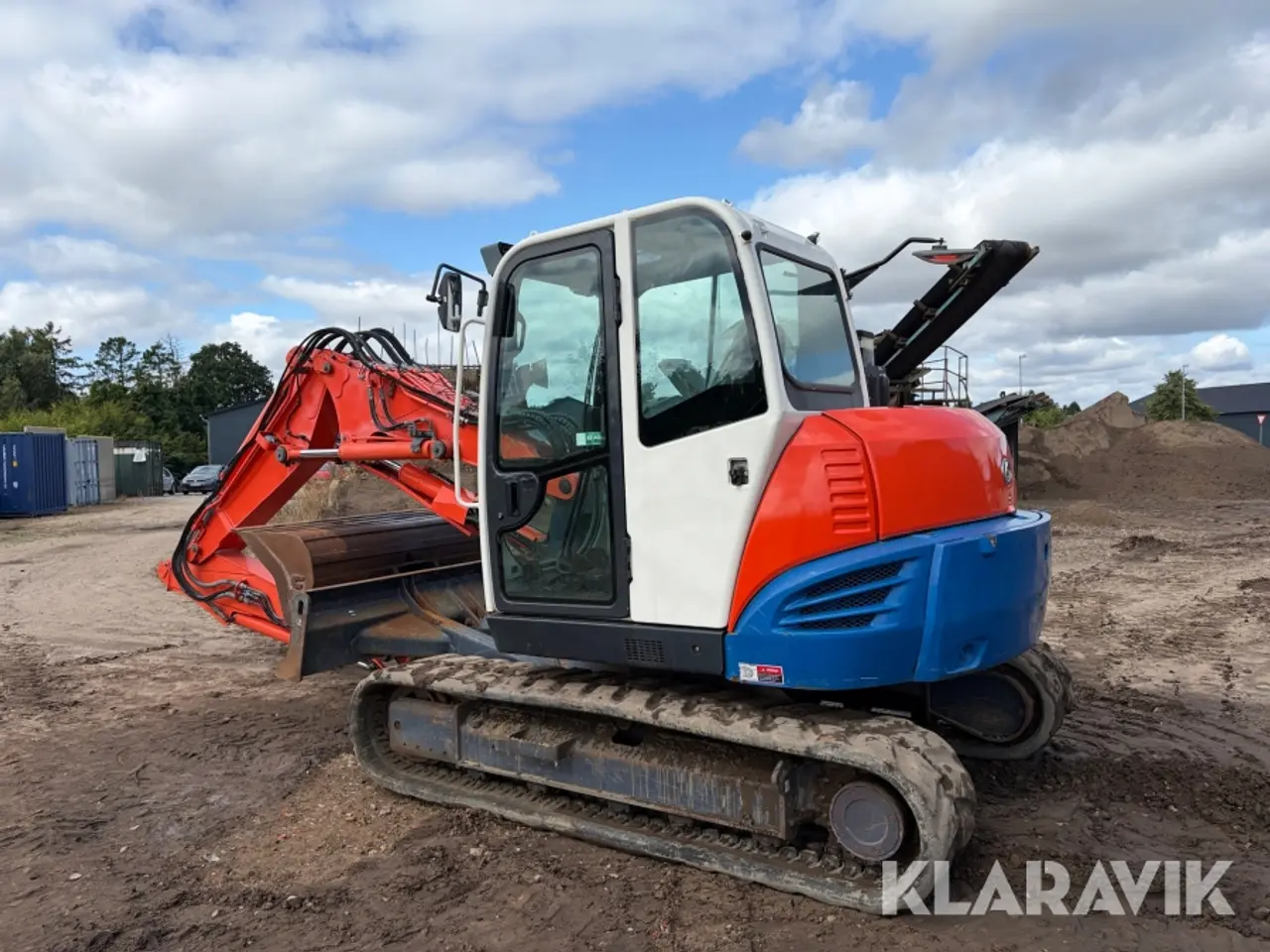 Billede 3 - Gravemaskine Kubota KX080-3 med citybom