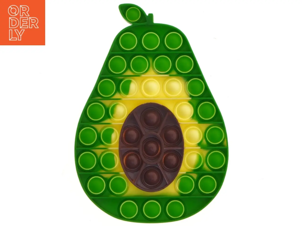 Billede 1 - Avocado-formet pop-it legetøj (str. 20x14 cm)