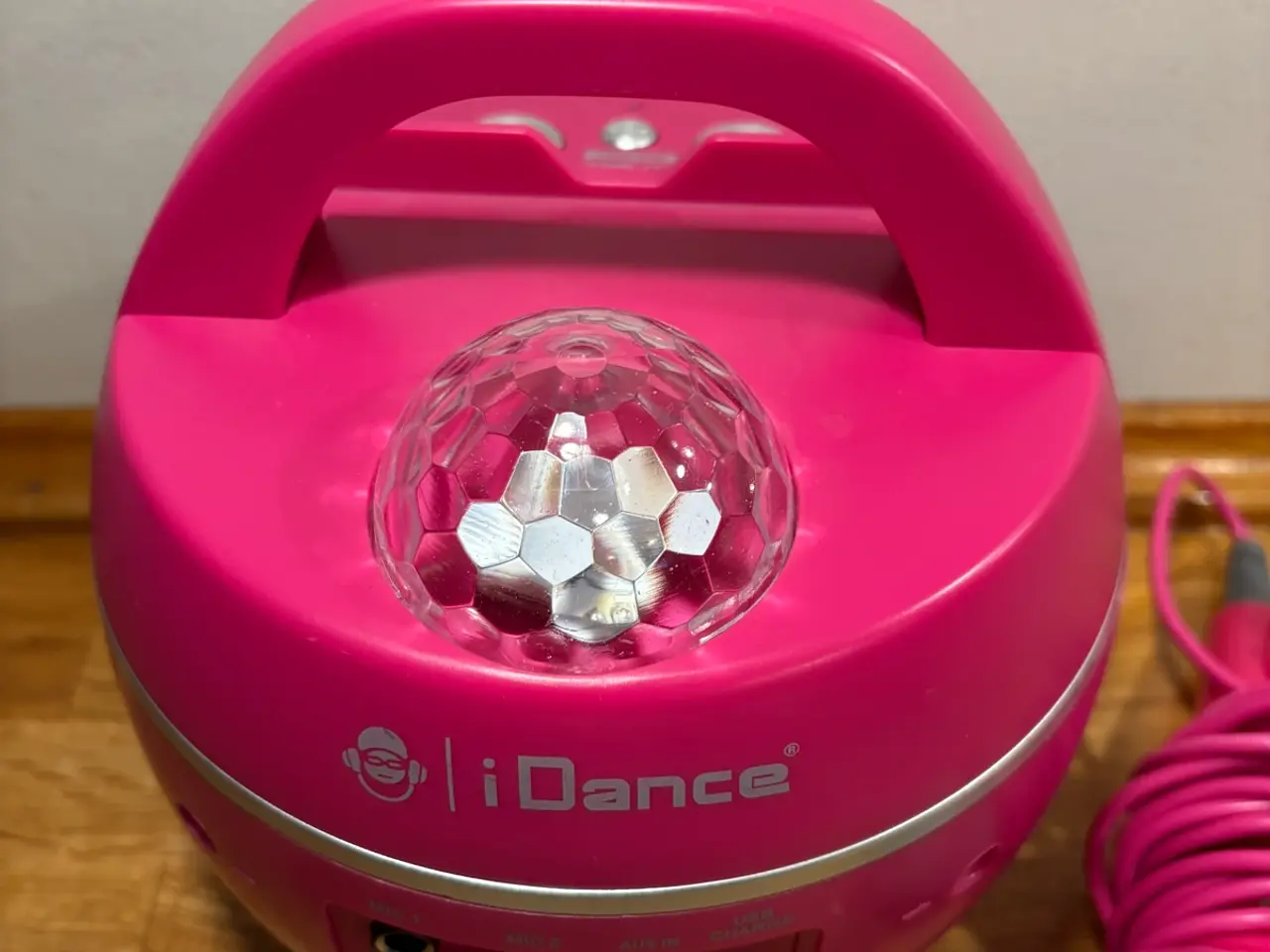 Billede 2 - Party Ball i pink med 2 mikrofoner