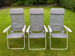 Camping stole med indst. ryg