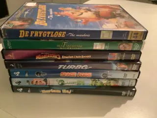 Blandet DVD børnefilm